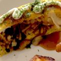 MULA's cooksnap of when they made オムそば？というより焼きそば入り卵焼き.