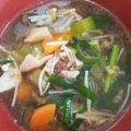 さくら2016's cooksnap of when they made 韓国料理 野菜たっぷり牛肉のクッパブ.