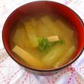 あわ雪りんご's cooksnap of when they made 母の味☆煮物みたいなずいきの味噌汁.