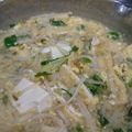 食べるって大事！'s cooksnap of when they made もやしと卵の味噌汁♪シャキふわ食感♪.