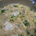食べるって大事！'s cooksnap of when they made もやしと卵の味噌汁♪シャキふわ食感♪.