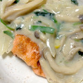 LYNA052's cooksnap of when they made 鮭のクリーム煮を豆乳で.