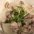 shyoko's cooksnap of when they made レンジで簡単大根と豚バラ肉の塩こうじ蒸し.