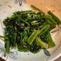 あみことまろ's cooksnap of when they made 韓国パンチャン ほうれん草のナムル.