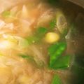 risumiu's cooksnap of when they made 体ぽかぽか♡超簡単！長ねぎスープ.