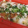 mahatir's cooksnap of when they made 鮭のレンジ蒸し.