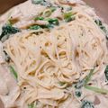 星のヘルシー's cooksnap of when they made 簡単♪きのこの豆乳クリームパスタ♡.