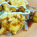 みっぺぴ's cooksnap of when they made もやしとふわふわたまごのお好み焼き風.