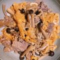 クックJZ0KW6☆'s cooksnap of when they made 簡単！豚バラとキノコの卵とじ.
