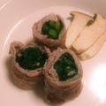 チコリママ's cooksnap of when they made 旬♪行者にんにくの肉巻き.