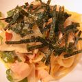 ayaaya☆♪'s cooksnap of when they made ほうれん草&きのこ&ベーコンの和風パスタ.