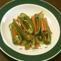 めがねりんご's cooksnap of when they made レンジで簡単☆人参とピーマンのごま和え.