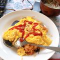 ちょこまなな＊°'s cooksnap of when they made 簡単！ふわふわふわトロトロのオムライス.