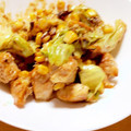 ミカーン1973's cooksnap of when they made 主人への一品☆むね肉と野菜コーンマヨ炒め.