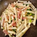 のななみ's cooksnap of when they made 大根のベーコン炒め.