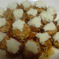 でぃた。's cooksnap of when they made ♪鶏つくねの大根おろしのせ♪.