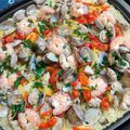 lrxlit1181's cooksnap of when they made 【本格！簡単！】ホットプレートパエリア.