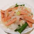 やまったくん's cooksnap of when they made 新玉ねぎとスナップえんどう炒め.