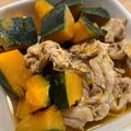 ポメちょん's cooksnap of when they made 煮るのは5分！かぼちゃと豚こまの煮物♪.
