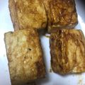 やーしー's cooksnap of when they made 旦那さんも大満足の甘辛豆腐のステーキ.