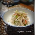 inyako's cooksnap of when they made 刺身のつま大根でシャキシャキなナムル.