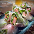 inyako's cooksnap of when they made ◆生ハムとたっぷり野菜の生春巻き◆.