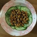 クック1FX93J☆'s cooksnap of when they made 食べる大豆ドレッシングのキュウリサラダ.