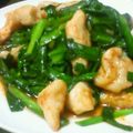 なおき♪'s cooksnap of when they made 簡単！！鶏ムネ肉とニラのピリ辛炒め♪.