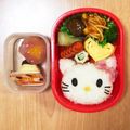 クックLJMR1W☆'s cooksnap of when they made キティちゃん弁当（キャラ弁）.