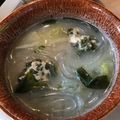 canadawhistler's cooksnap of when they made 余った餃子の具で♪簡単春雨スープ.
