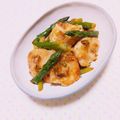 まあまま☆0403's cooksnap of when they made 鶏むね肉とアスパラの甘辛炒め.