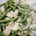 クック7FNN0F☆'s cooksnap of when they made コゴミと豚バラの柚子胡椒炒め.