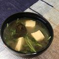 アンドーナツ☆'s cooksnap of when they made もずく豆腐と豆苗＊美味しいお味噌汁.