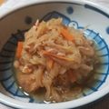 よっクマごん's cooksnap of when they made 千切り大根とツナ煮物.
