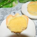 mielle's cooksnap of when they made 餃子の皮で☆カスタードタルト風おやつ.