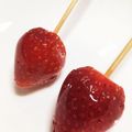 ひまわりサンフラワー's cooksnap of when they made レンジで超簡単いちご飴.