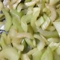 kyokoha's cooksnap of when they made セロリと豚肉の中華風きんぴら.