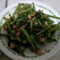 lovestoeat's cooksnap of when they made 超シンプル♪かき菜とベーコンコンソメ炒め.