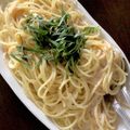 トモジくん's cooksnap of when they made 明太子クリームパスタ★生クリームなし濃厚.