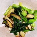 まぶたん's cooksnap of when they made 小松菜と椎茸のソテー♪.
