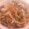 inoinon's cooksnap of when they made お肉が柔らかい☆牛丼♥おろしポン酢のせ☆.