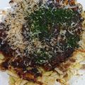 ｽｶｲﾌｨｯｼｭ☆'s cooksnap of when they made 納豆入りお好み焼き.