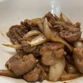 朝霧ダブル's cooksnap of when they made 豚こまの生姜焼き.