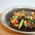 Giant corn's cooksnap of when they made エビとアスパラのガーリックマヨ炒め.