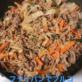 クック61YLZO☆'s cooksnap of when they made フライパンでプルコギ.