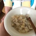 しょーばお's cooksnap of when they made 11ヶ月☆ごはん まぐろの五目煮 バナナ.
