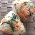 フジぽん's cooksnap of when they made 鮭と塩昆布と大葉のおにぎり.