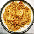 ぷっくりんご's cooksnap of when they made ちくわ焼きそば.