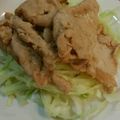hiruka25's cooksnap of when they made シンプル☆豚肉のしょうが焼き.