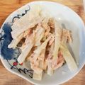 なおしおのママ's cooksnap of when they made 生うどとツナのサラダ.